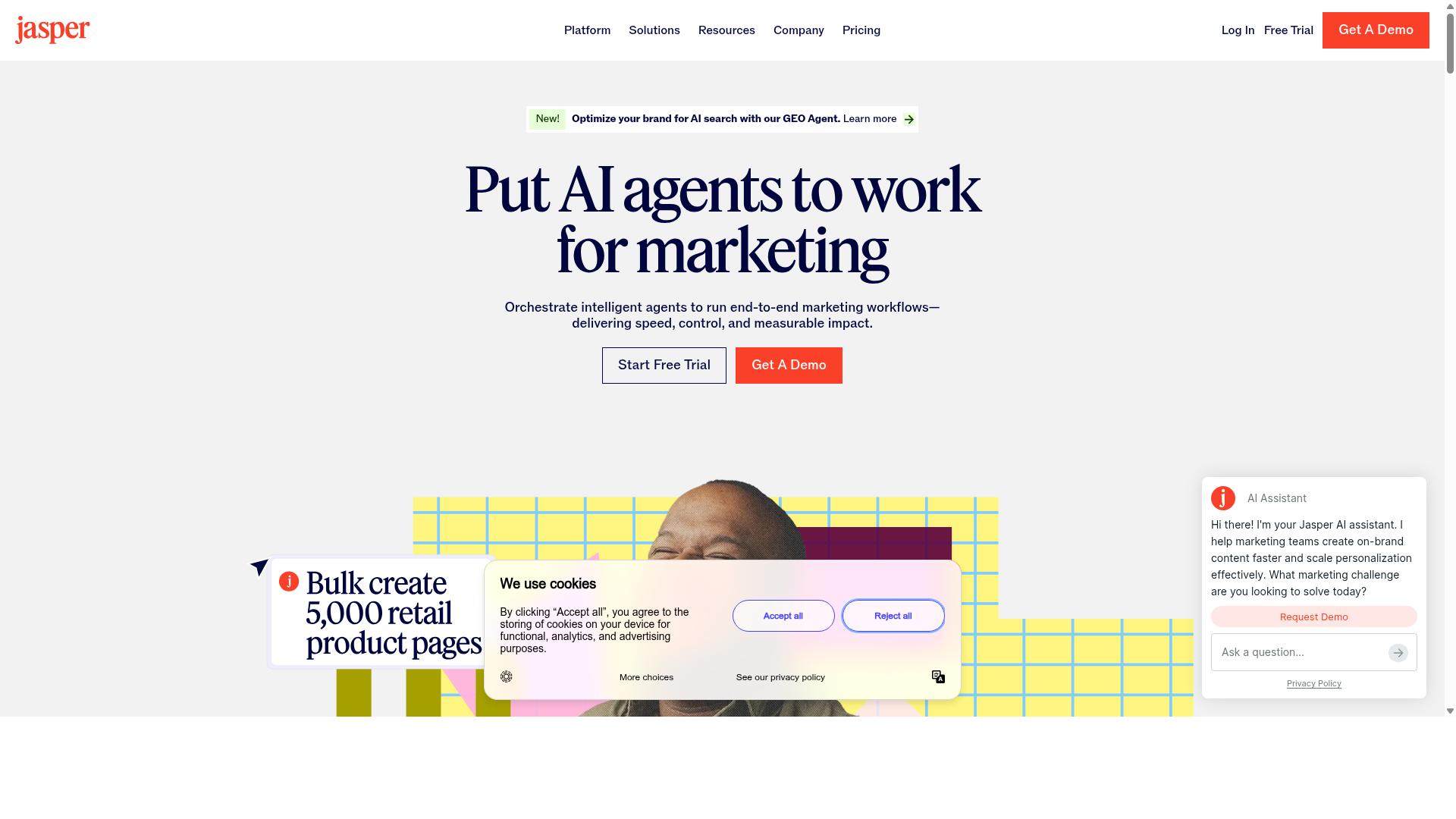 Jasper website
